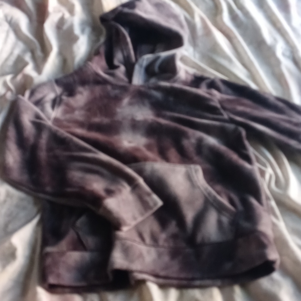 BOGO free. Fleece black/gray hoodie